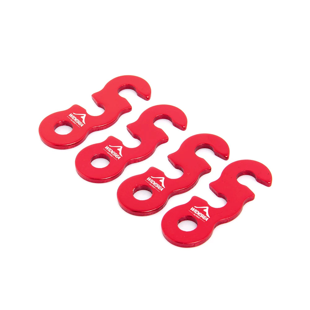 Camping Tent Wind Rope Buckle With Three Hole Openings 4pcs/set