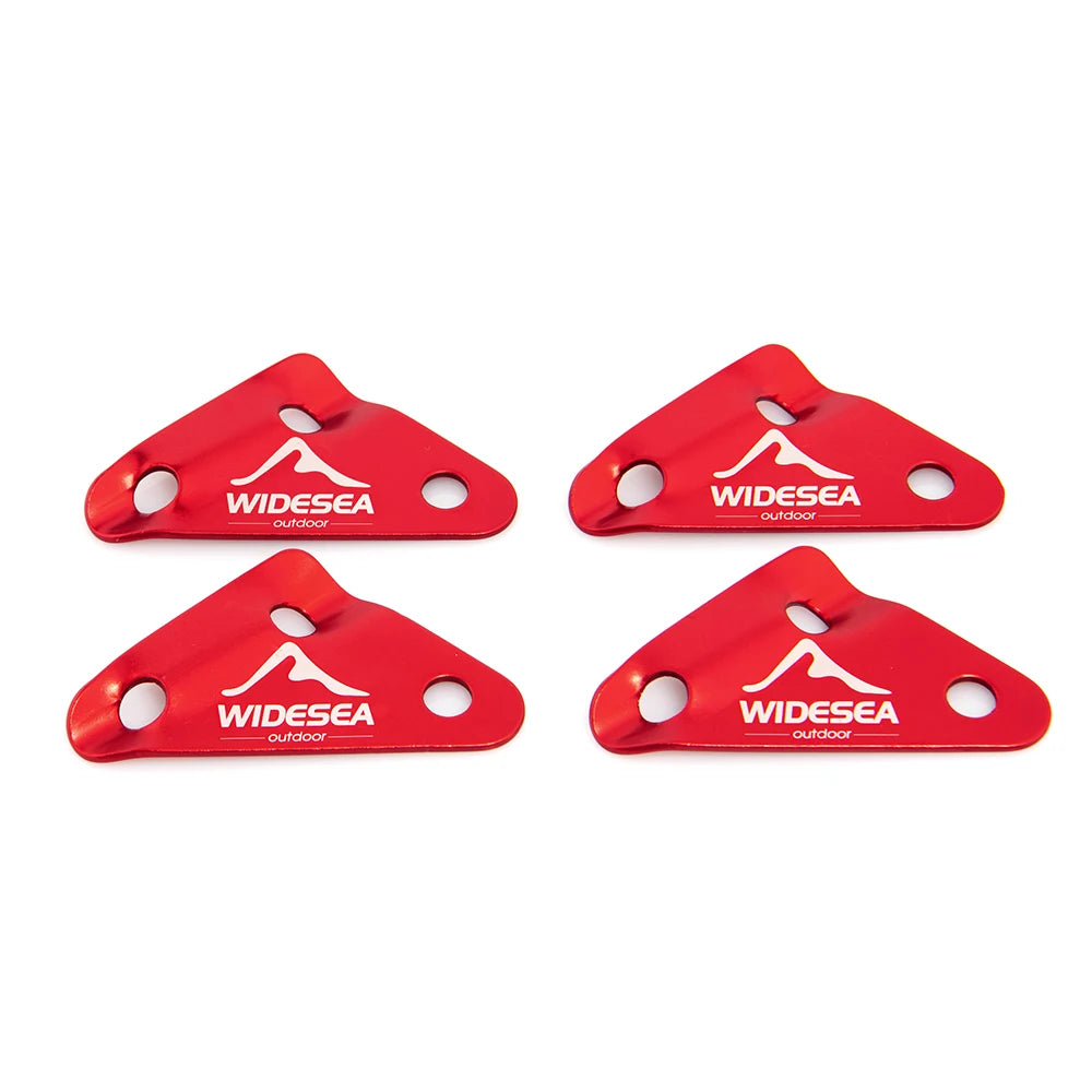 Camping Tent Wind Rope Triangle Buckle 4pcs Set – Widesea Outdoor