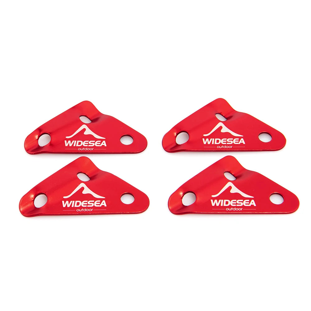 Camping Tent Wind Rope Triangle Buckle 4pcs/set