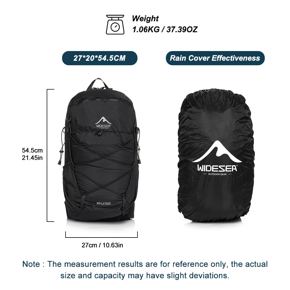 Widesea Camping Climbing Sports Waterproof 30L Backpacks