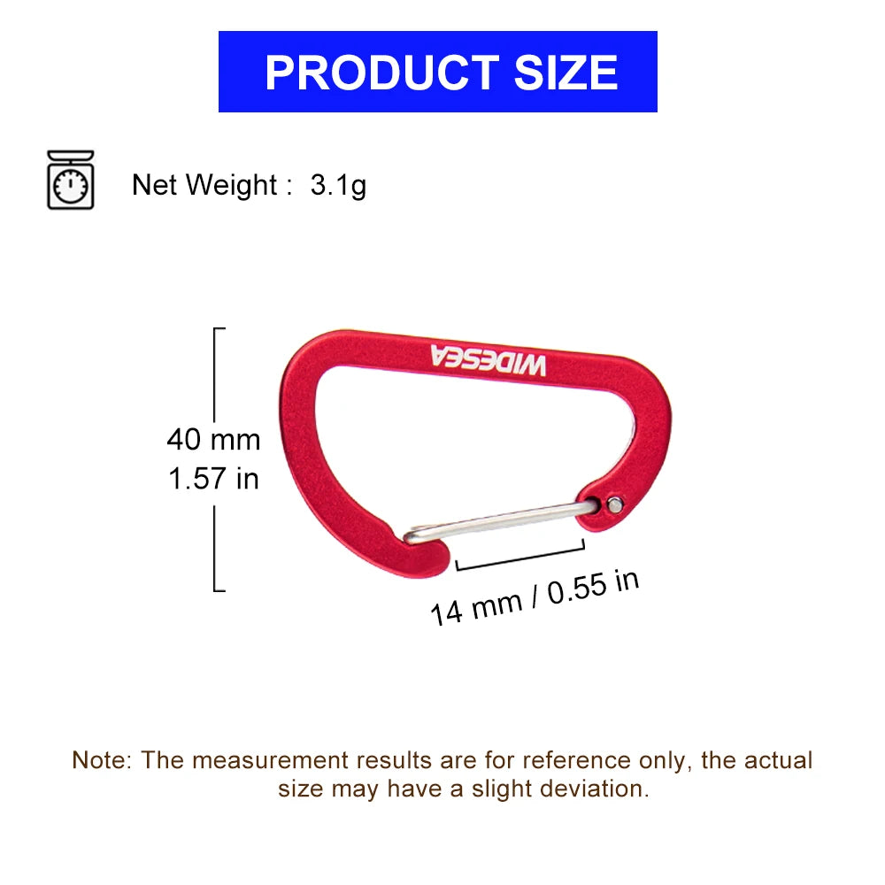 Camping Aluminium Alloy Cord Buckles Equipment Outdoor Tents Accessory 4 pcs/set