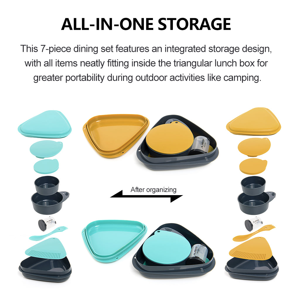 Widesea Camping Cutlery Bowl Set