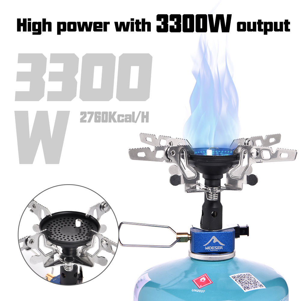 Widesea Camping Stove Gas Burner 3300W Gas Burner