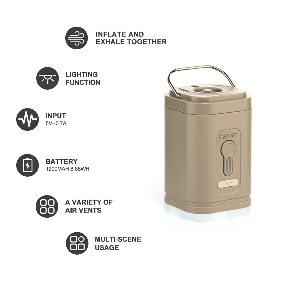 Camping Portable Electric Inflatable Pump