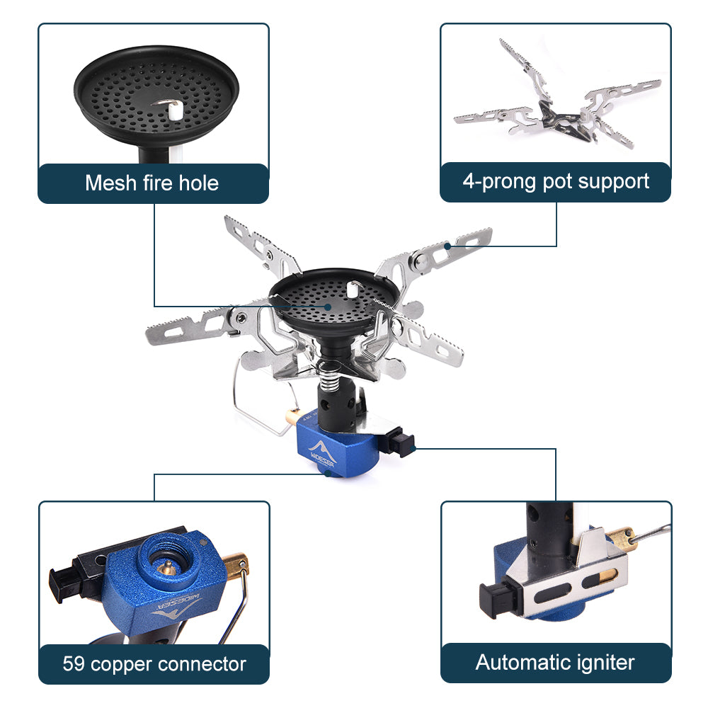 Widesea Camping Stove Gas Burner 3300W Gas Burner