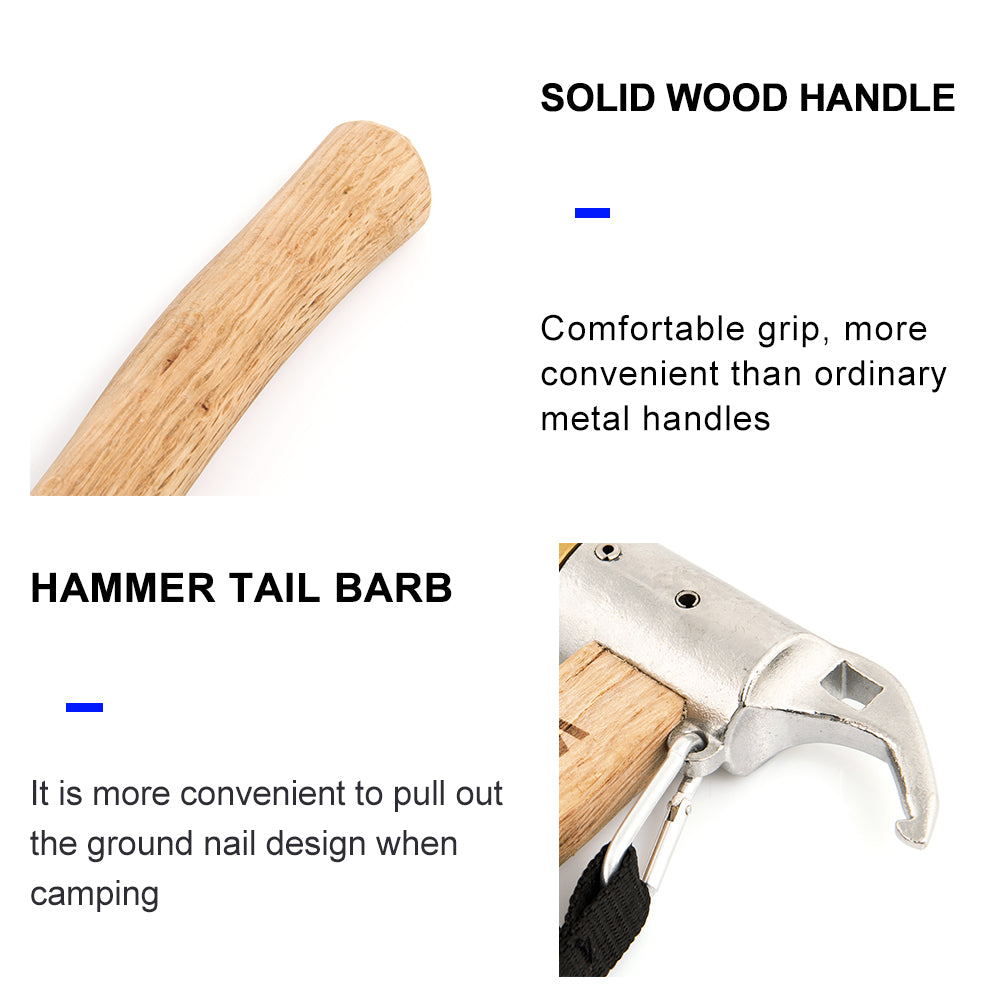 Camping Hammer Stainless Copper Nail Hammer