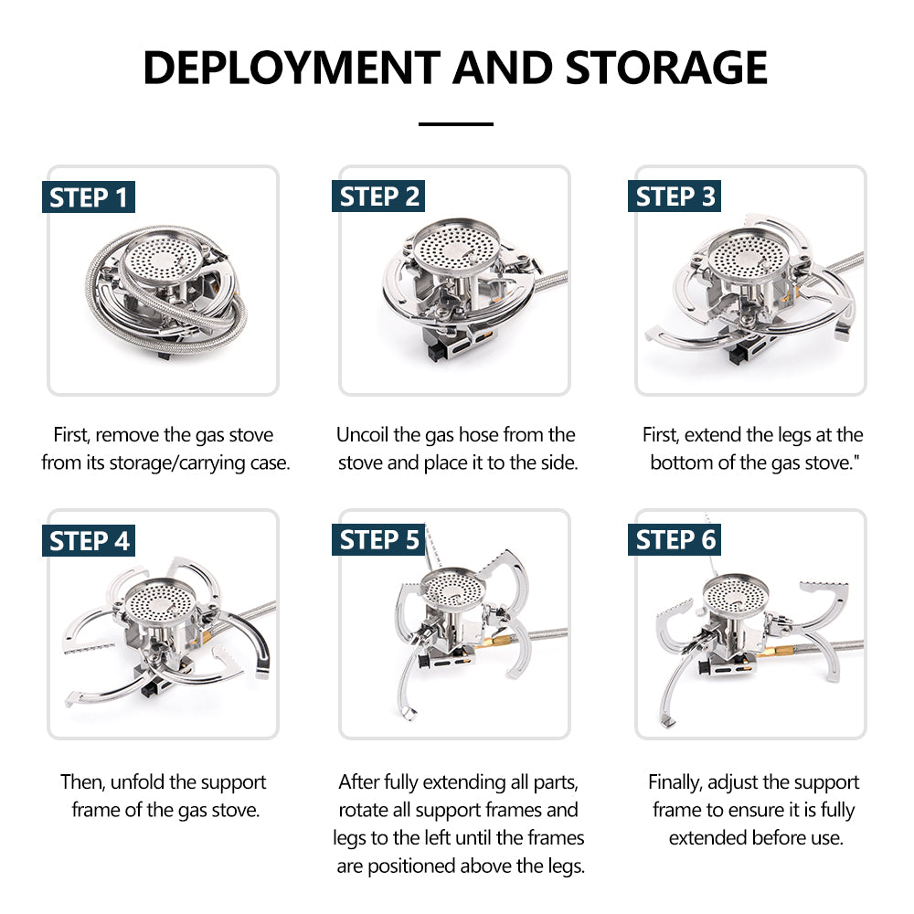 WIDESEA Camping Stove Portable Burner 3500W