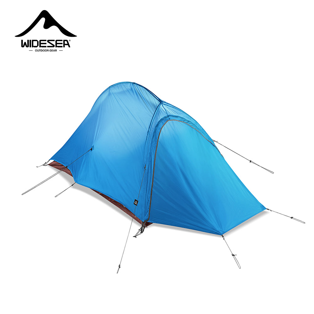 Widesea Camping Tent 1 Person 15D Nylon Backpaking Tents