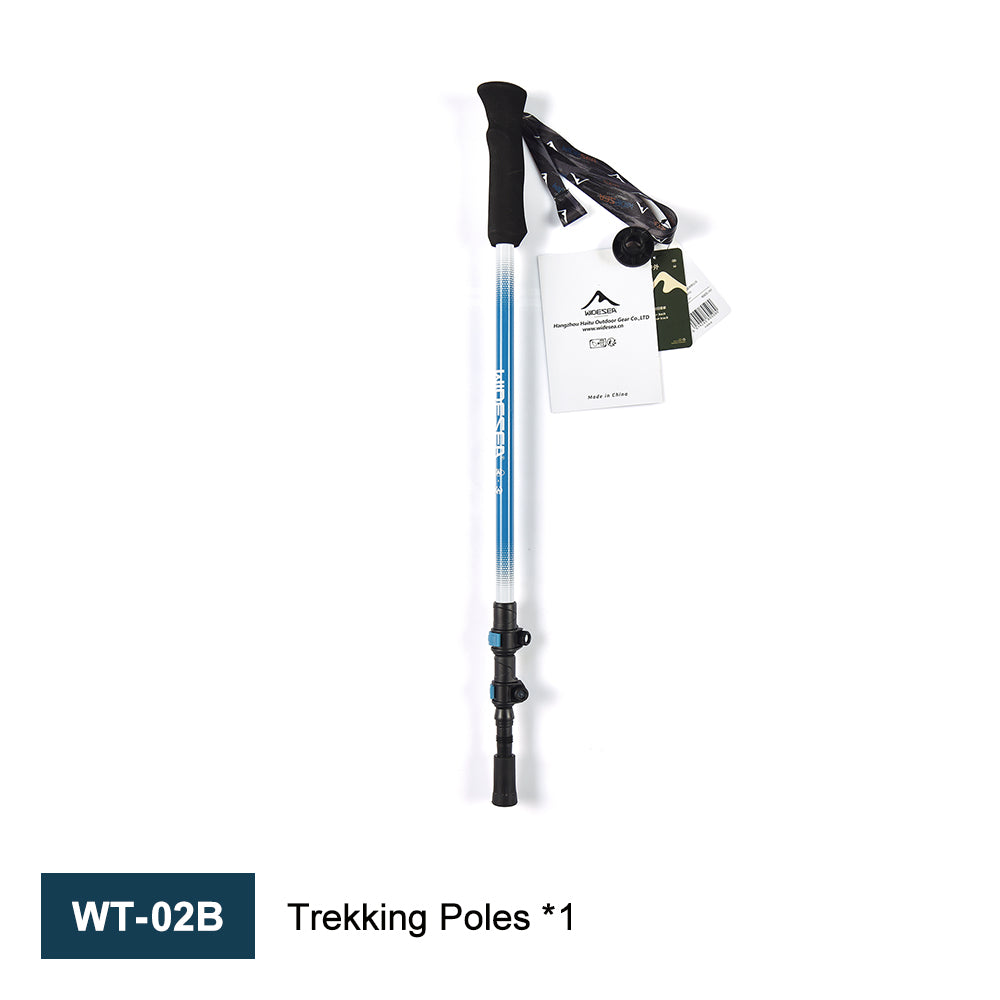 Widesea Trekking Poles 3section Lock For Anti-slip Adjustment Portable Telescopic Trekking Pole