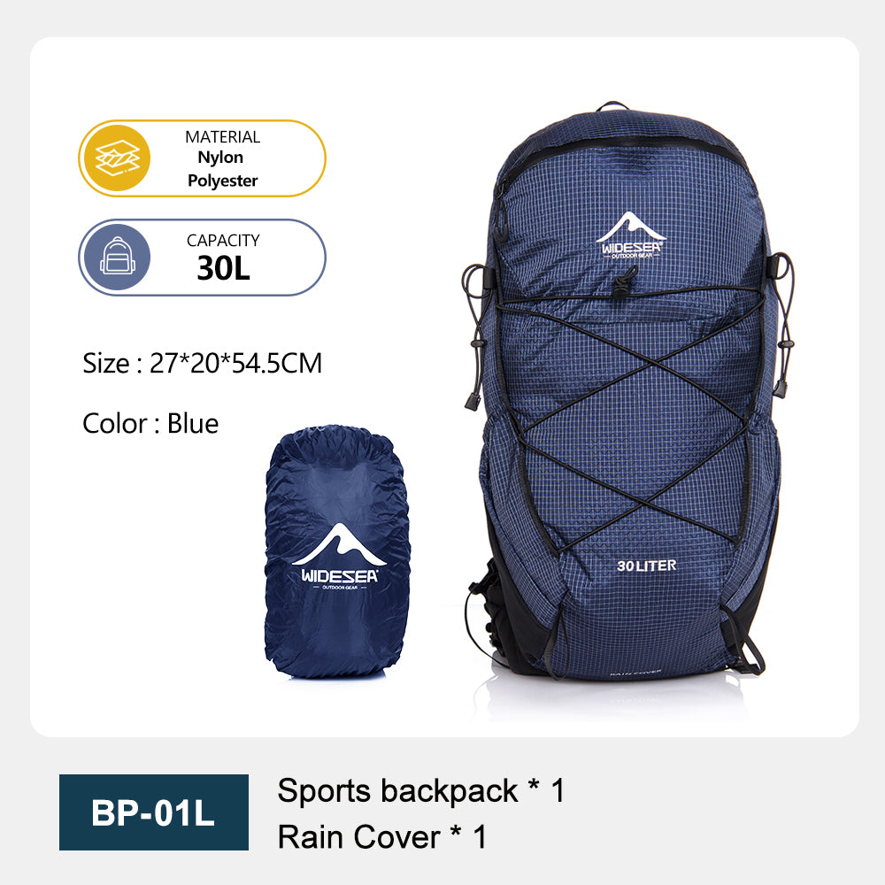 Widesea Camping Climbing Sports Waterproof 30L Backpacks