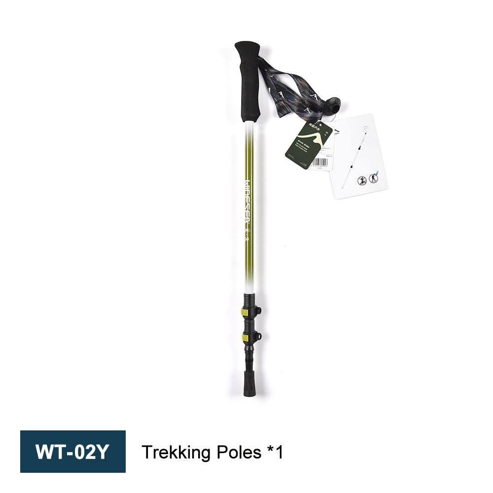 Widesea Trekking Poles 3section Lock For Anti-slip Adjustment Portable Telescopic Trekking Pole