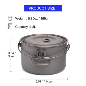 Titanium Hang Pot 1300/2900ML