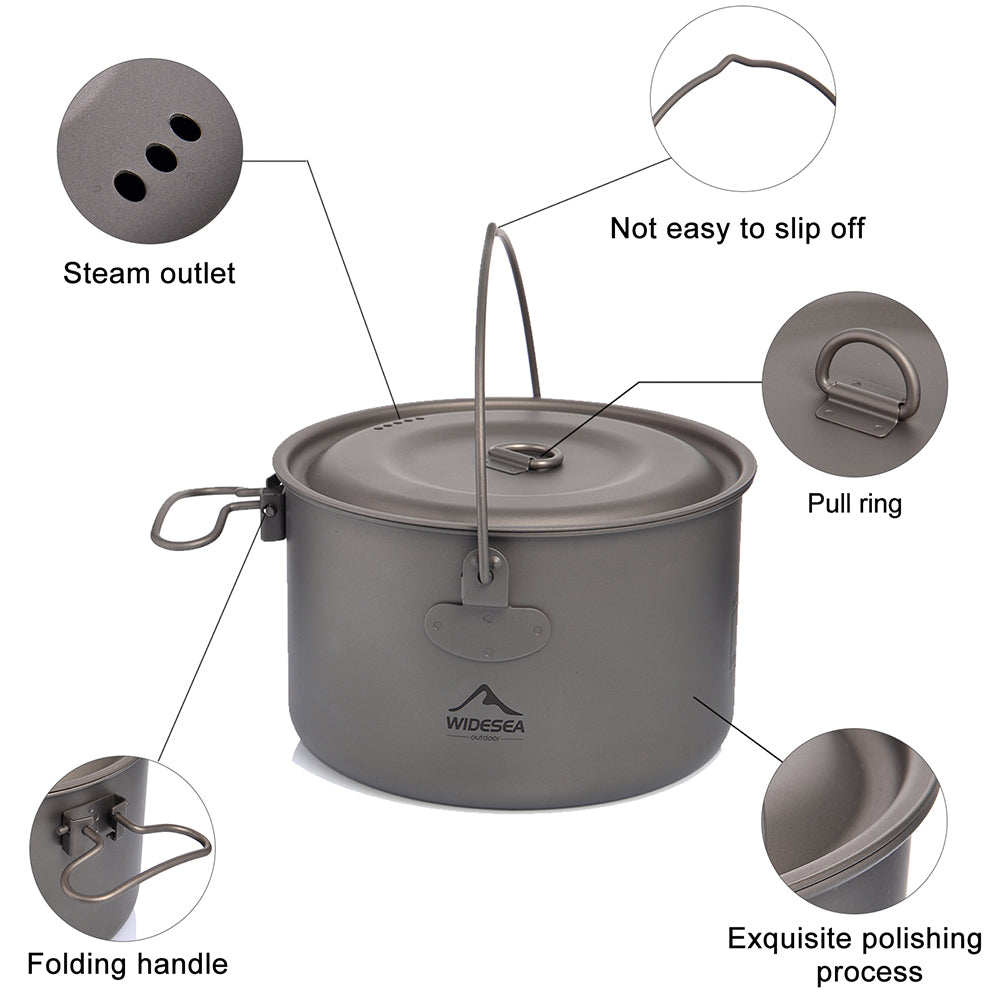 Titanium Hang Pot 1300/2900ML