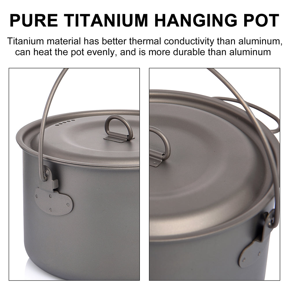 Titanium Hang Pot 1300/2900ML
