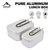 Widesea Camping Lunch Box Non-stick Cutlery Foldable Pure Aluminum