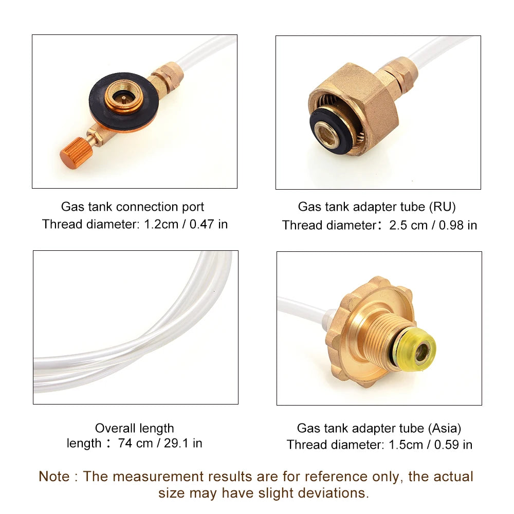 Camping Gas Tank Adapter Tube