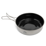 Camping Titanium Frying Pan Pot