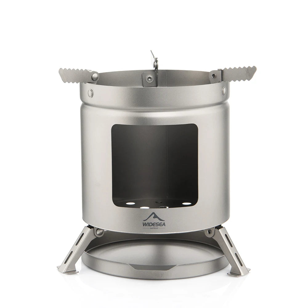 tent furnace Camping Stove Firewood Titanium Ultralight Furnace – widesea outdoor