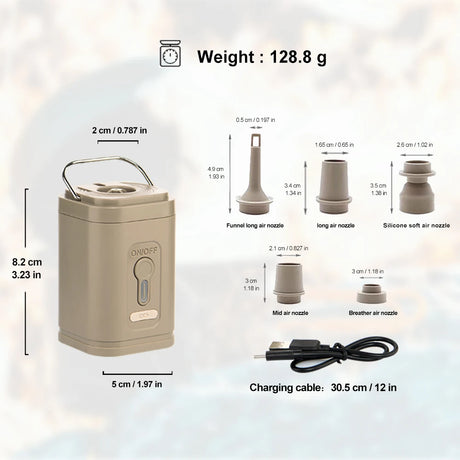 Camping Portable Electric Inflatable Pump