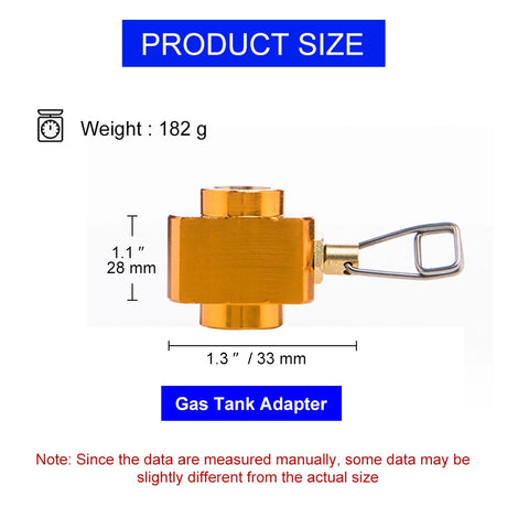 Camping Stove Propane Refill Adapter
