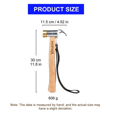 Camping Hammer Stainless Copper Nail Hammer