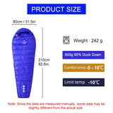 Camping Waterproof Low-Temperature Winter Down Sleeping Bag