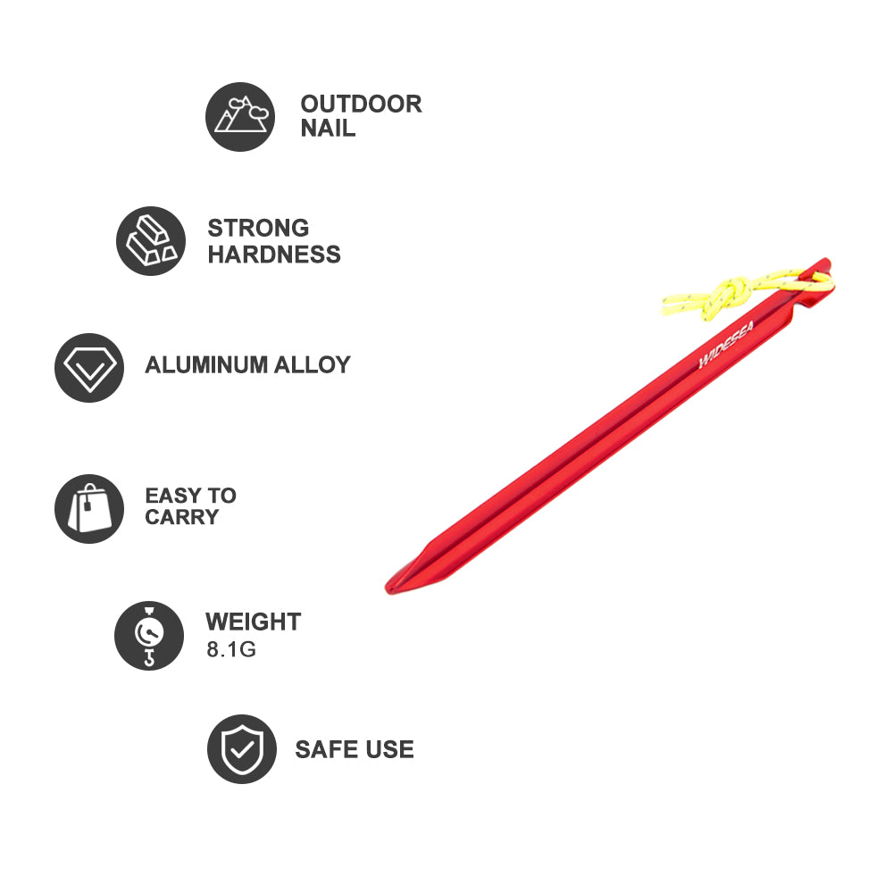 Camping Tent Triple Edged Ground Nail 4pcs/set