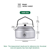 WIDESEA Aluminium teapot 1L