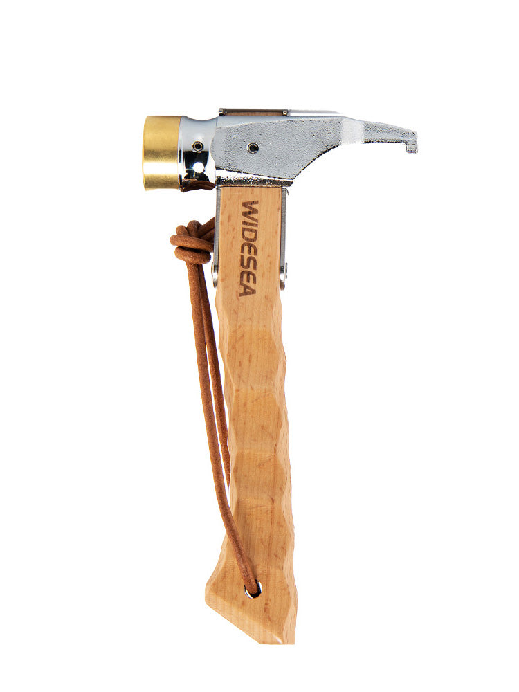 Camping short wooden Handle ground nail Hammer