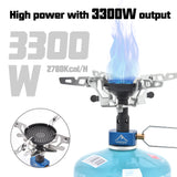WIDESEA Camping Gas Burner 3300W