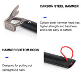 Camping Hammer Stainless Tent Nail Hammer