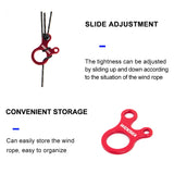 Camping Tent Wind Rope Buckle Adjustable 4pcs/set