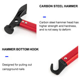 Camping Tent Aluminum Alloy Ground Nail Hammer