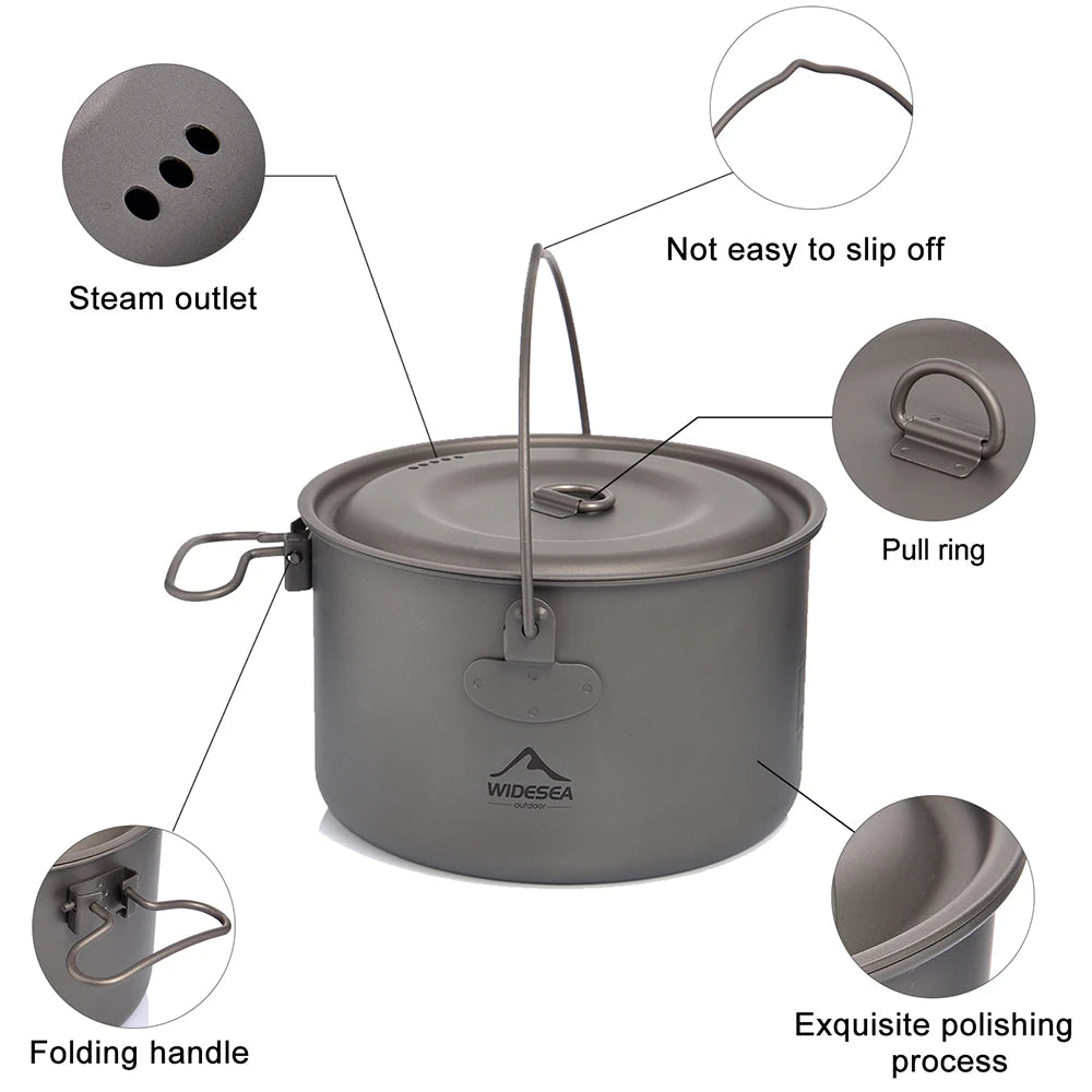 Camping Titanium Tableware Set