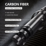 Widesea Trekking Poles 3section  Lock For Anti-slip Adjustment Portable Telescopic Trekking Pole