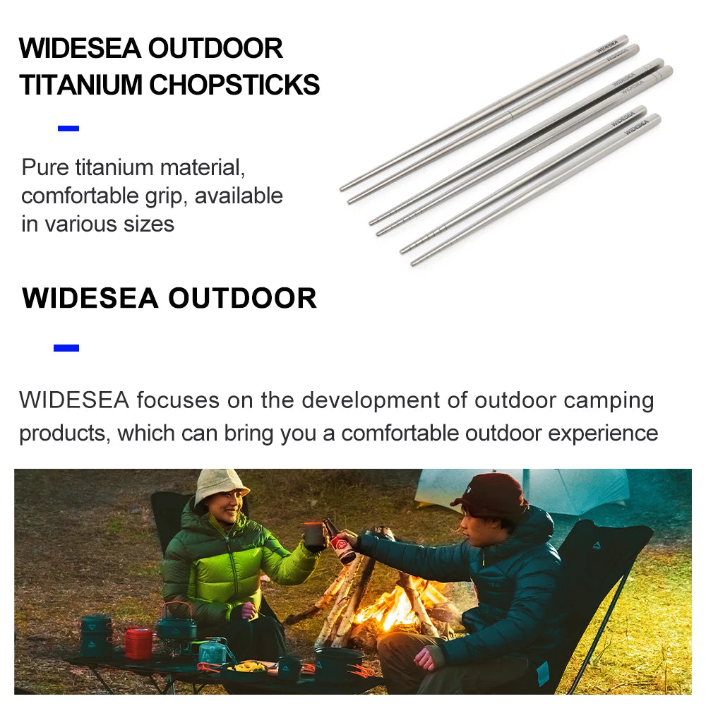 Camping Titanium Chopsticks Tableware