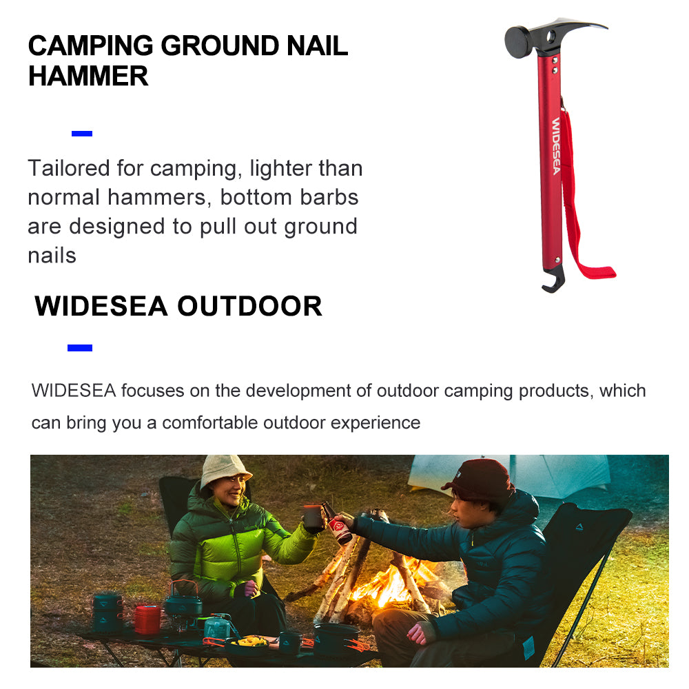 Camping Tent Aluminum Alloy Ground Nail Hammer