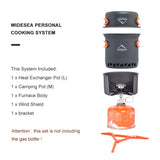 Camping Cooking Set Backpack Gas Burner