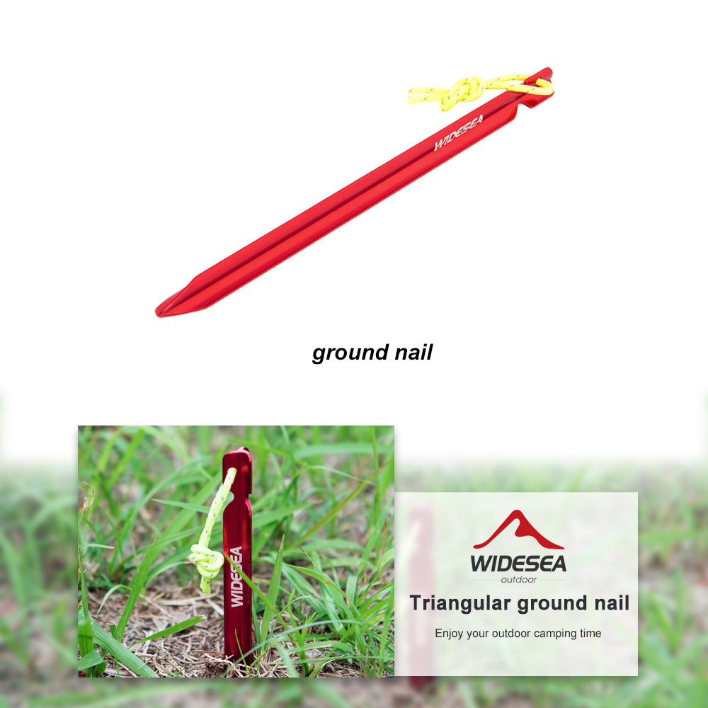 Camping Tent Triple Edged Ground Nail 4pcs/set