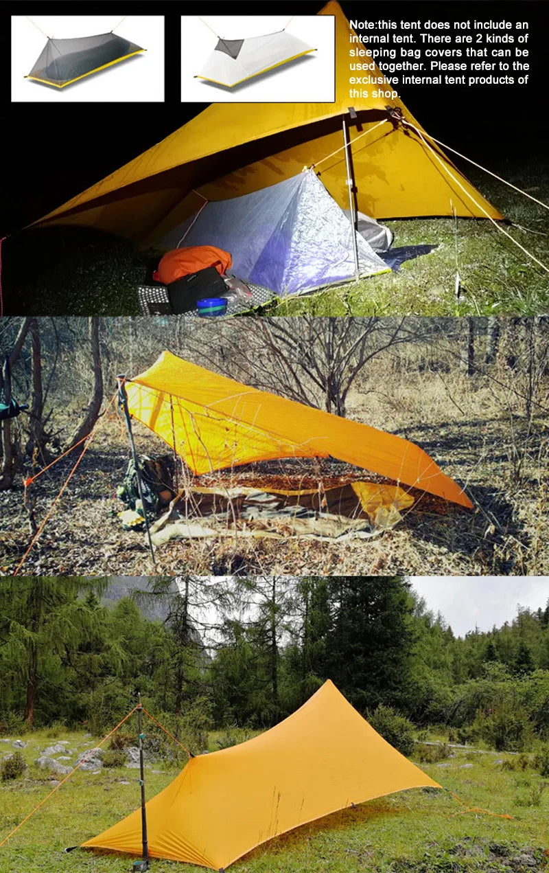 Camping Ultralight Canopy Tent Green