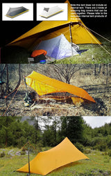 Camping Ultralight Canopy Tent Green