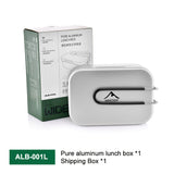 Widesea Camping Lunch Box Non-stick Cutlery Foldable Pure Aluminum