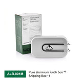 Widesea Camping Lunch Box Non-stick Cutlery Foldable Pure Aluminum