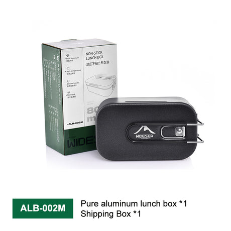 Widesea Camping Lunch Box Non-stick Cutlery Foldable Aluminum