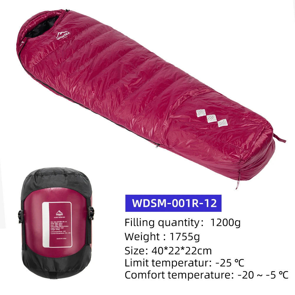 Camping Waterproof Low-Temperature Winter Down Sleeping Bag