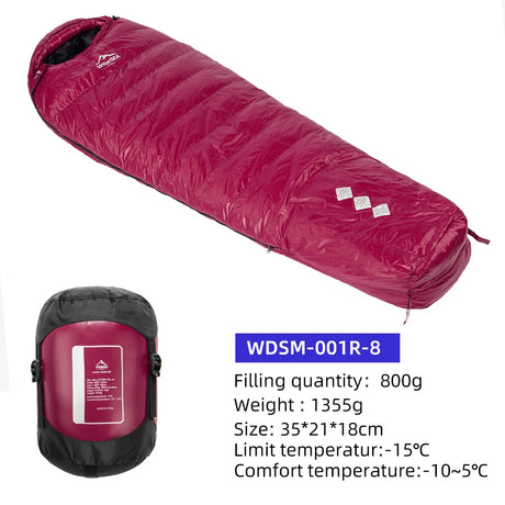 Camping Waterproof Low-Temperature Winter Down Sleeping Bag