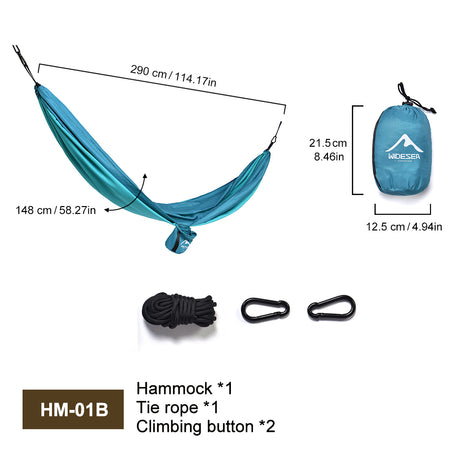Widesea Camping 240T Fabric Hammocks 1 Person