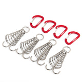 Aluminum Alloy Spring Fishbone Nail 4Pcs/set