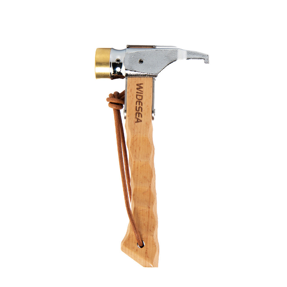 Camping short wooden Handle ground nail Hammer