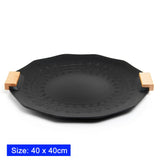 Camping Non Stick geometry Barbecue Plate